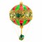 Metzler Bros. 7.0 Inch Balloon Stripes 3 Christmas Tree Ornament , Christmas Decor Hot Air Balloon Bird